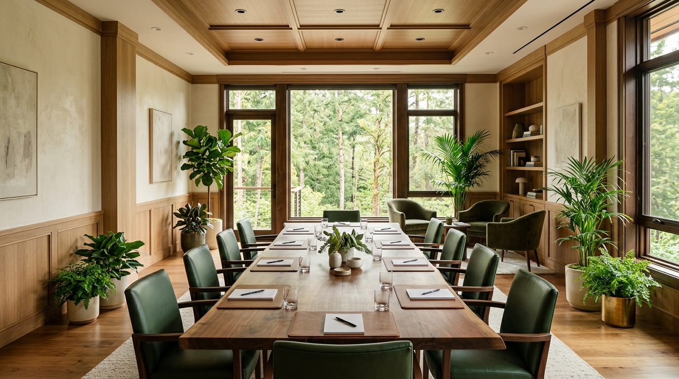 Boardroom at rear